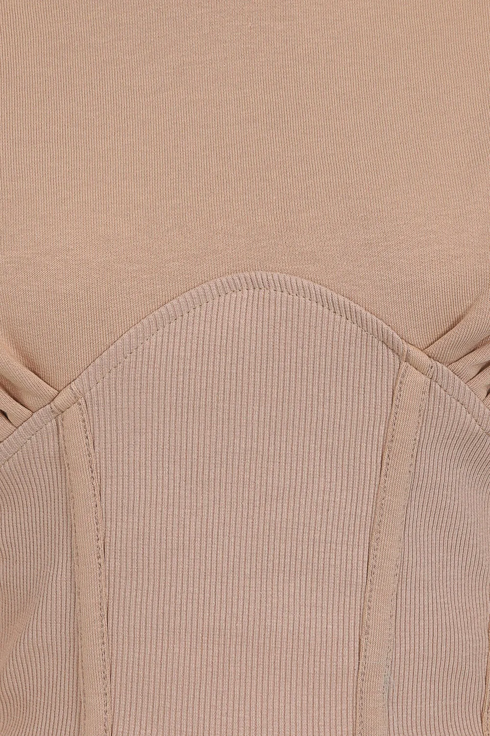 Aliza Sand Corset Waisted Hoodie Tracksuit Set