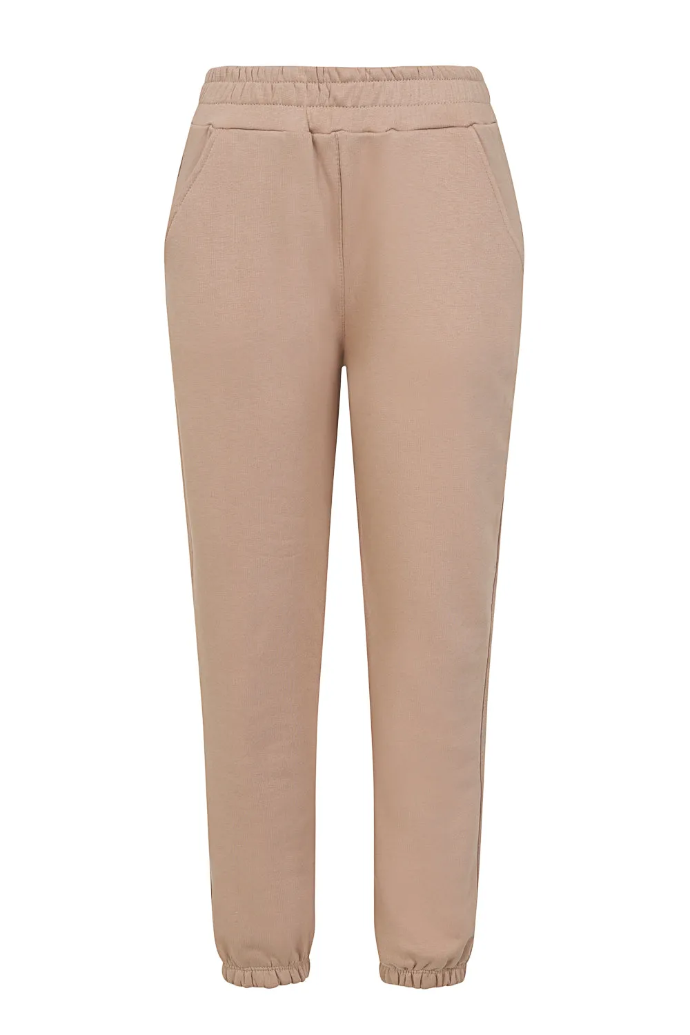 Aliza Sand Corset Waisted Hoodie Tracksuit Set