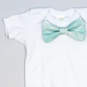 Aqua Plaid | Easter Bowtie Bodysuit