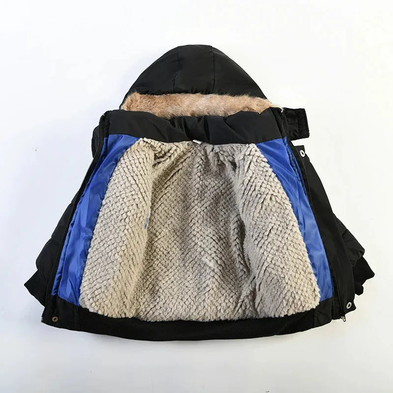 Baby Boys & Girls Warm Casual Hooded Jacket