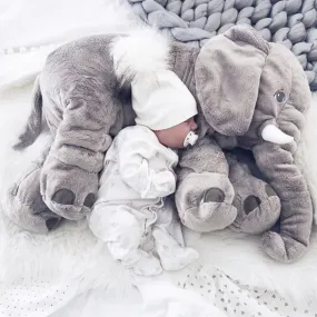 Baby Elephant Cuddle Pillow (2 ft) | 4 colors | Scented