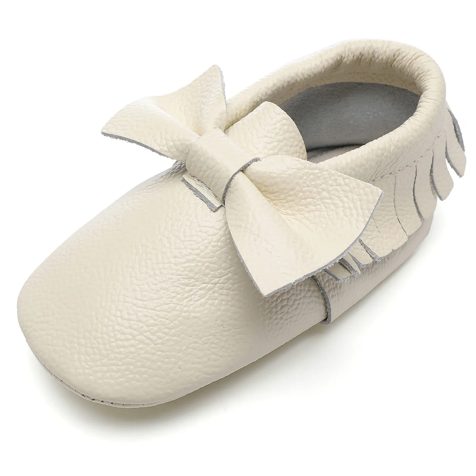 Baby Shoes Boys Girls Leather Walking Sneakers First Walking Shoes Infant Cartoon Slippers Crib Shoes 6 12 18 Months 0-6 Months Infant Pp21002-beige