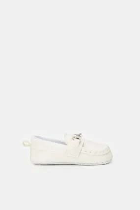 Baby White Pram Shoe