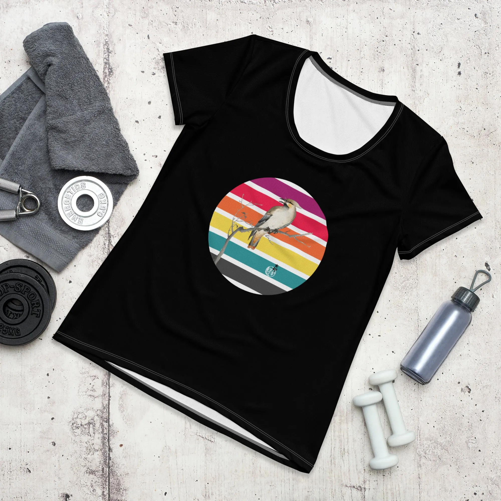 Bird & Spectral Sun Women's Athletic T-shirt