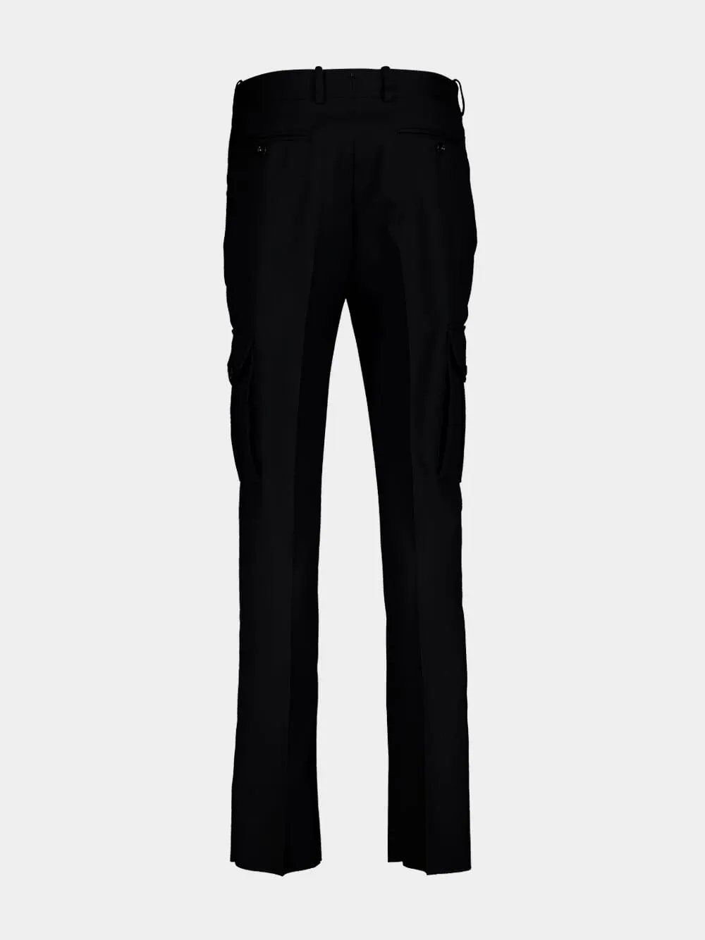 Black Cargo Trousers