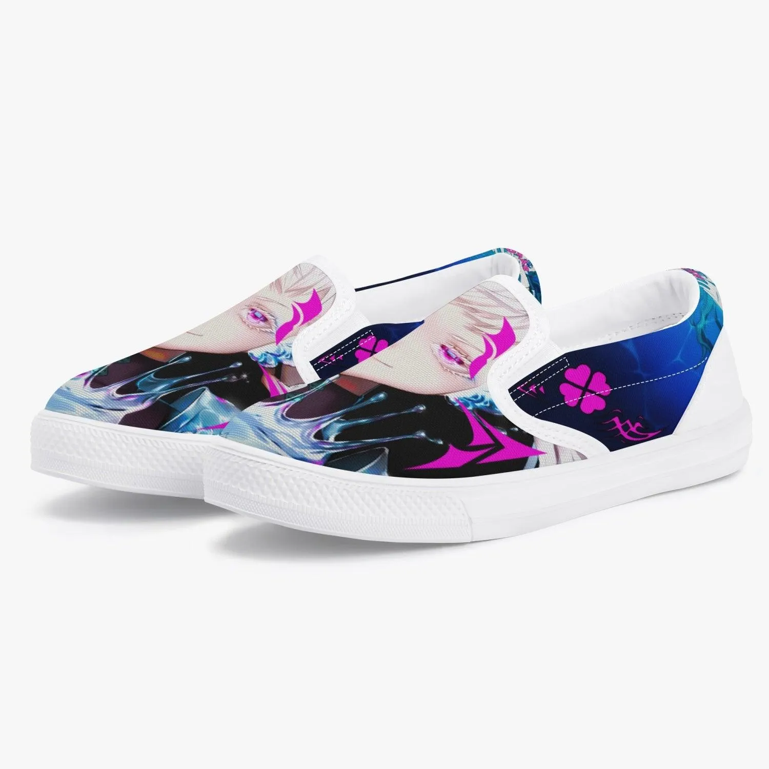 Black Clover Noelle Silva Kids Slip Ons Anime Shoes