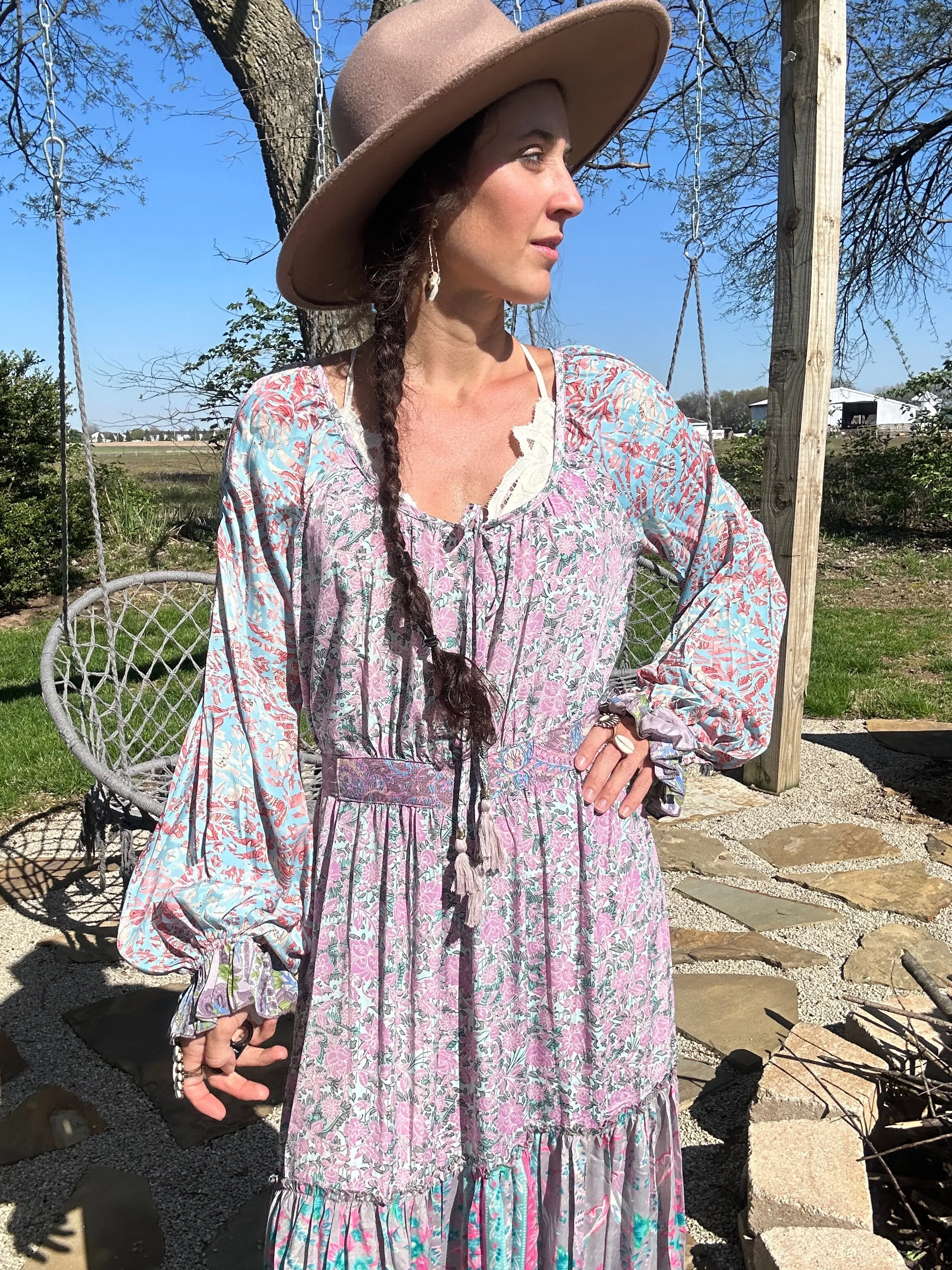 Bohemian Foral Maxi Dress - Wildflower
