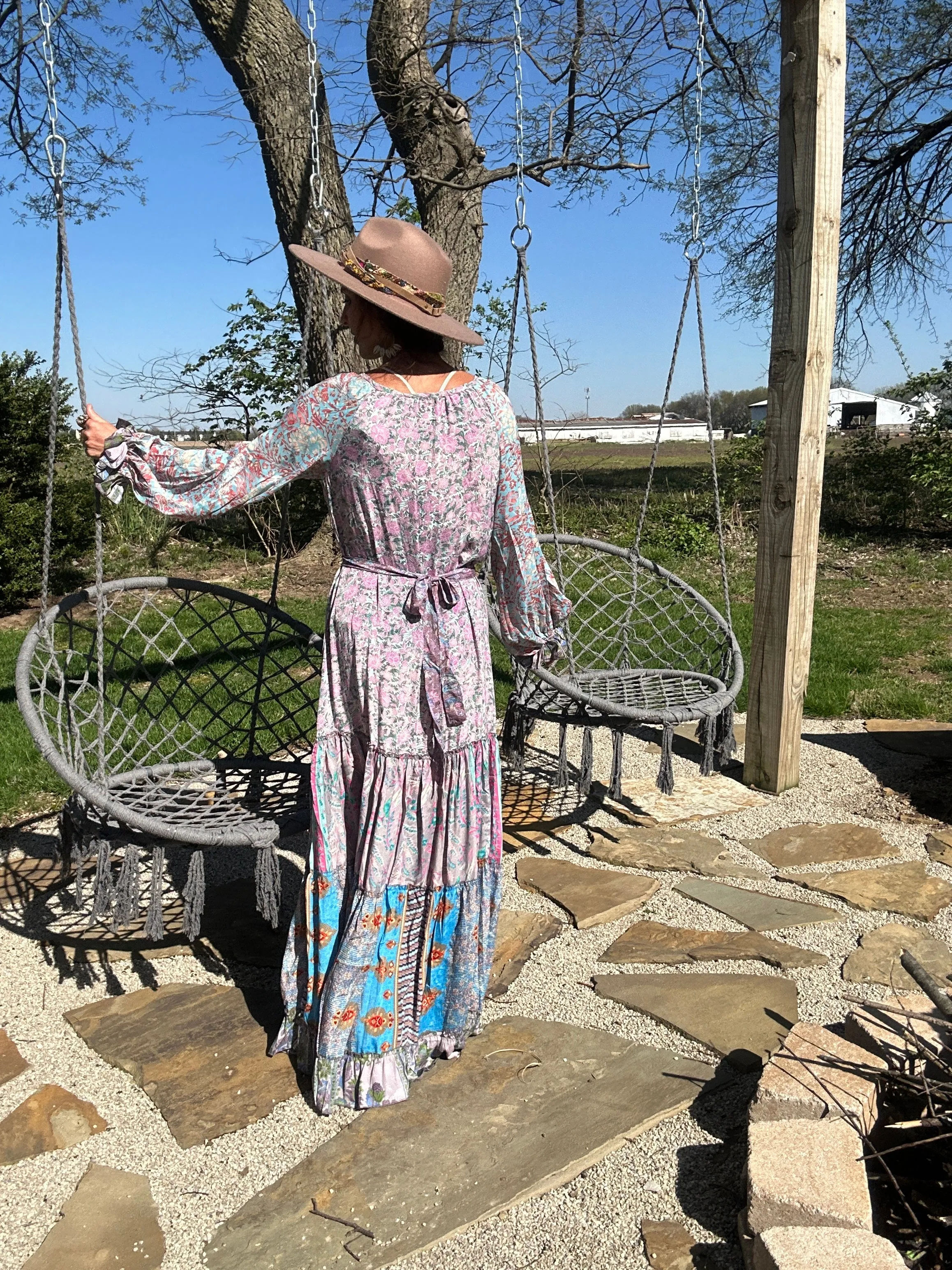 Bohemian Foral Maxi Dress - Wildflower