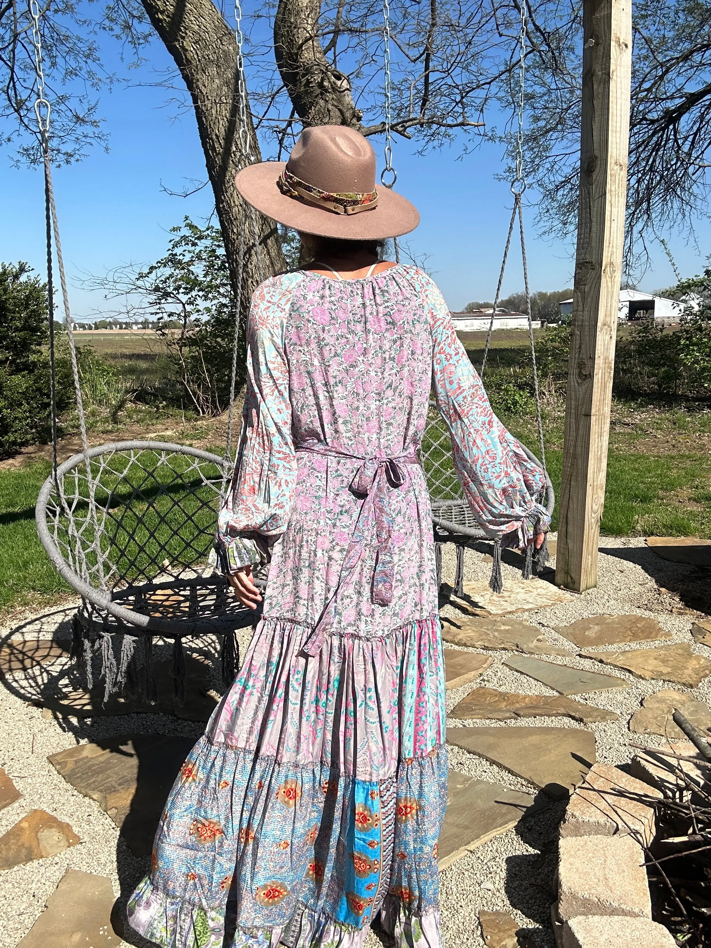 Bohemian Foral Maxi Dress - Wildflower
