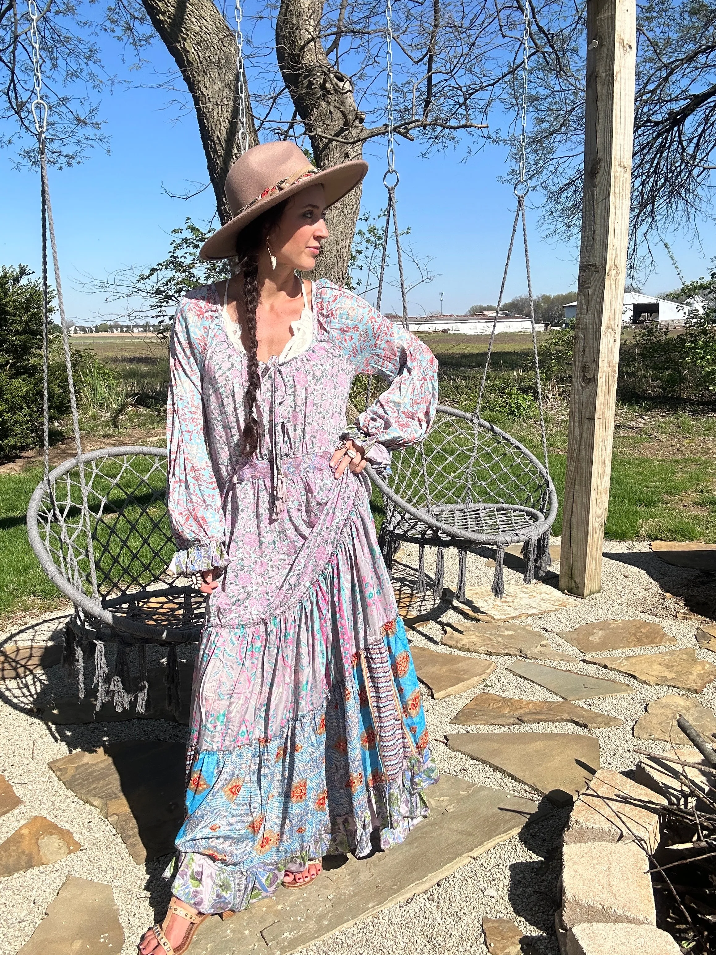 Bohemian Foral Maxi Dress - Wildflower