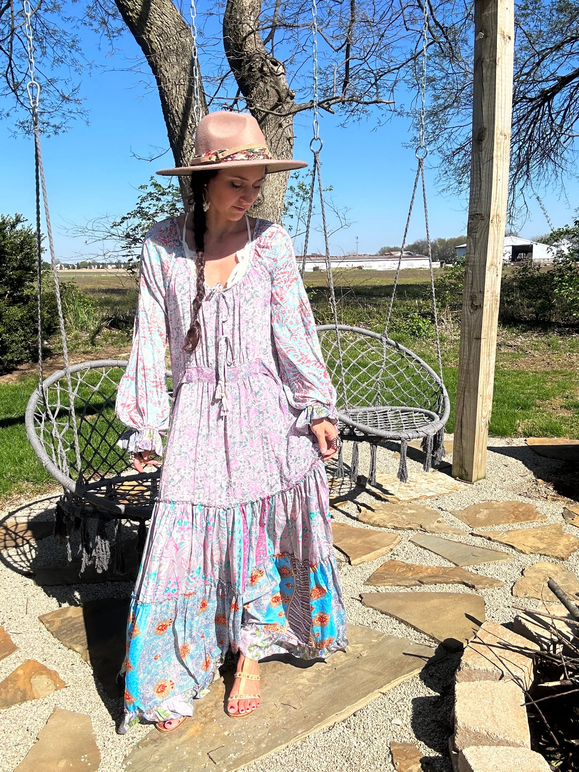 Bohemian Foral Maxi Dress - Wildflower