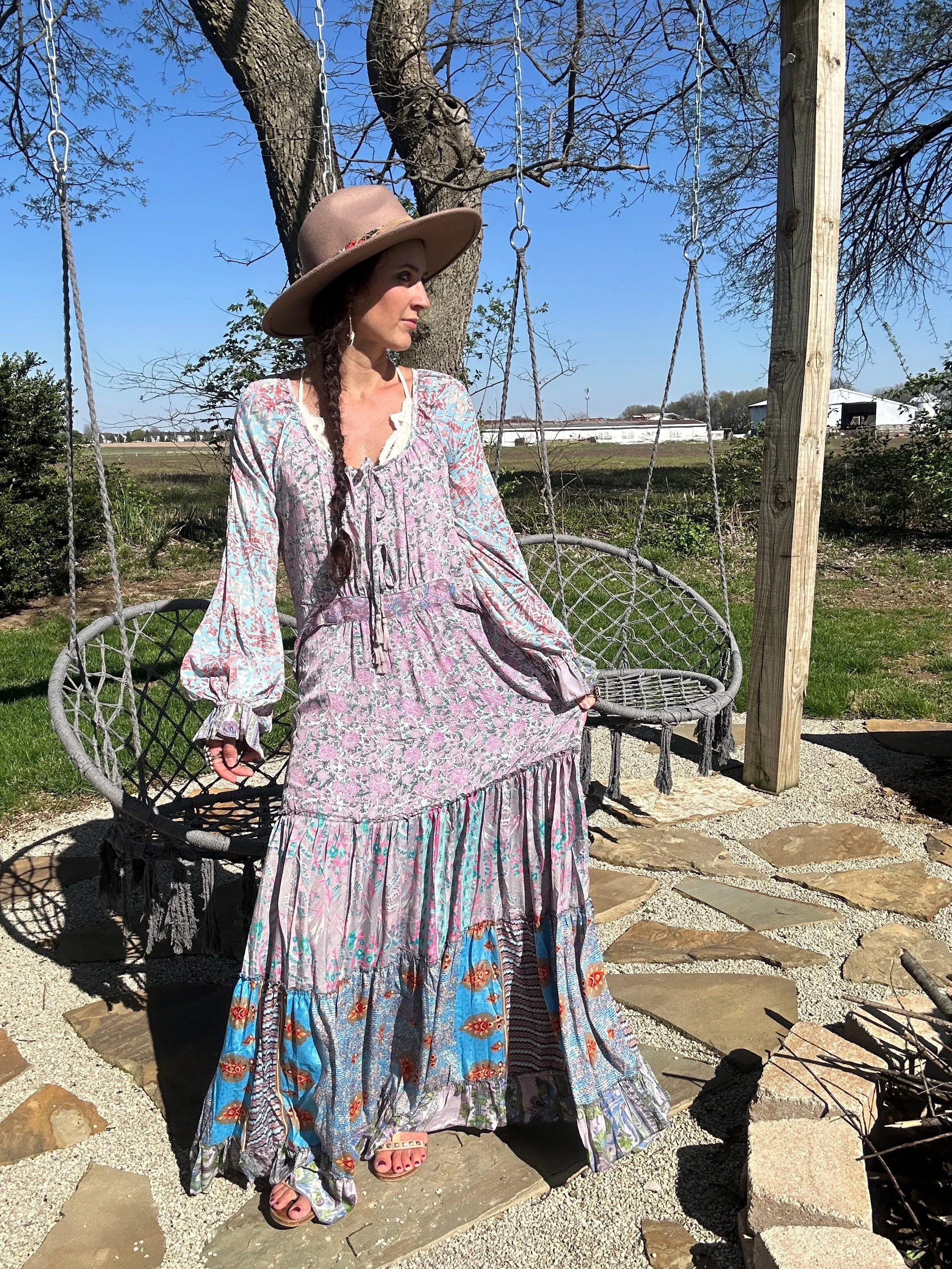 Bohemian Foral Maxi Dress - Wildflower