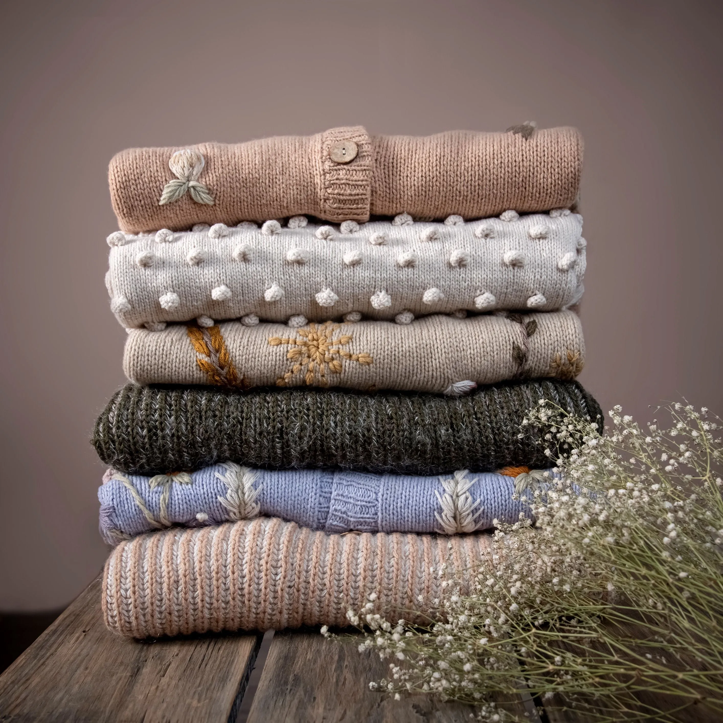 Bubble sweater (Women) - Buttermilk