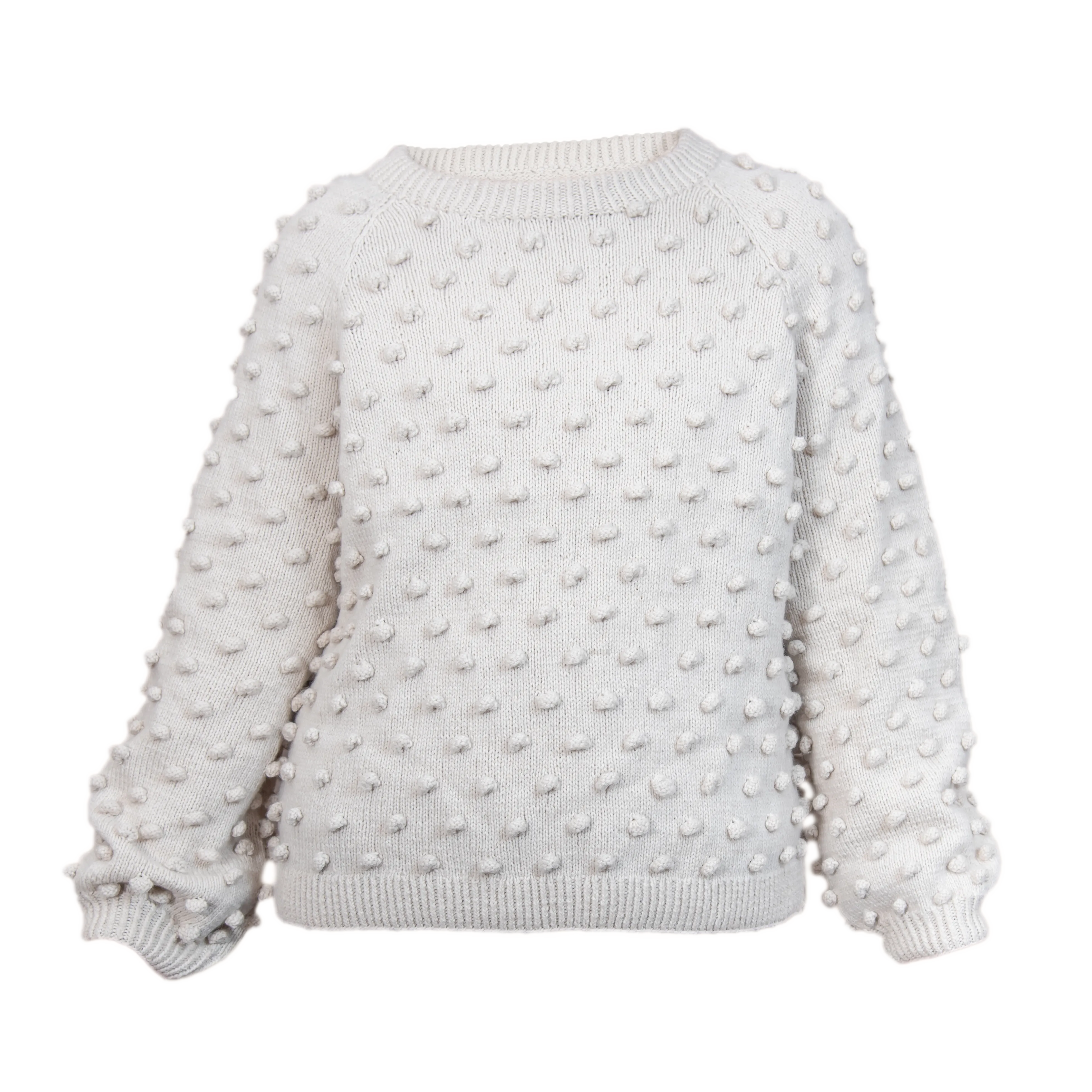 Bubble sweater (Women) - Buttermilk
