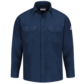 Bulwark, Men's Lightweight Nomex FR Uniform Shirt, SND2, Nomex 4.5oz, Cat1, Navy, Royal Blue, Tan
