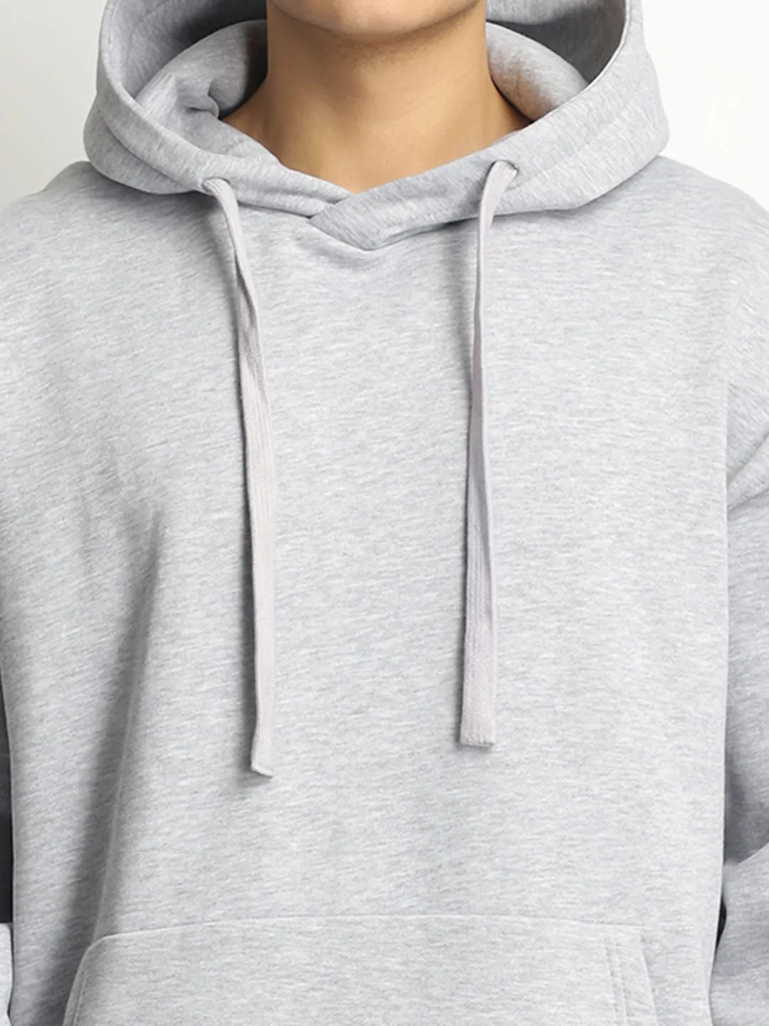 Cavendish Comfort Grey Melange Oversized Hoodie