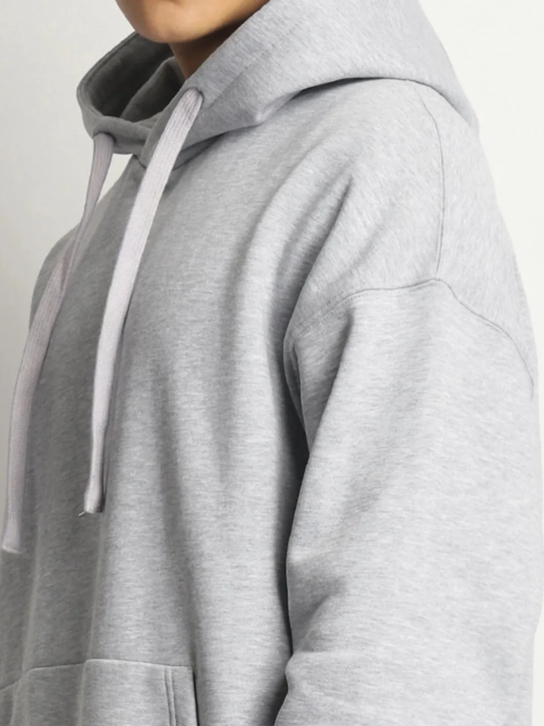 Cavendish Comfort Grey Melange Oversized Hoodie