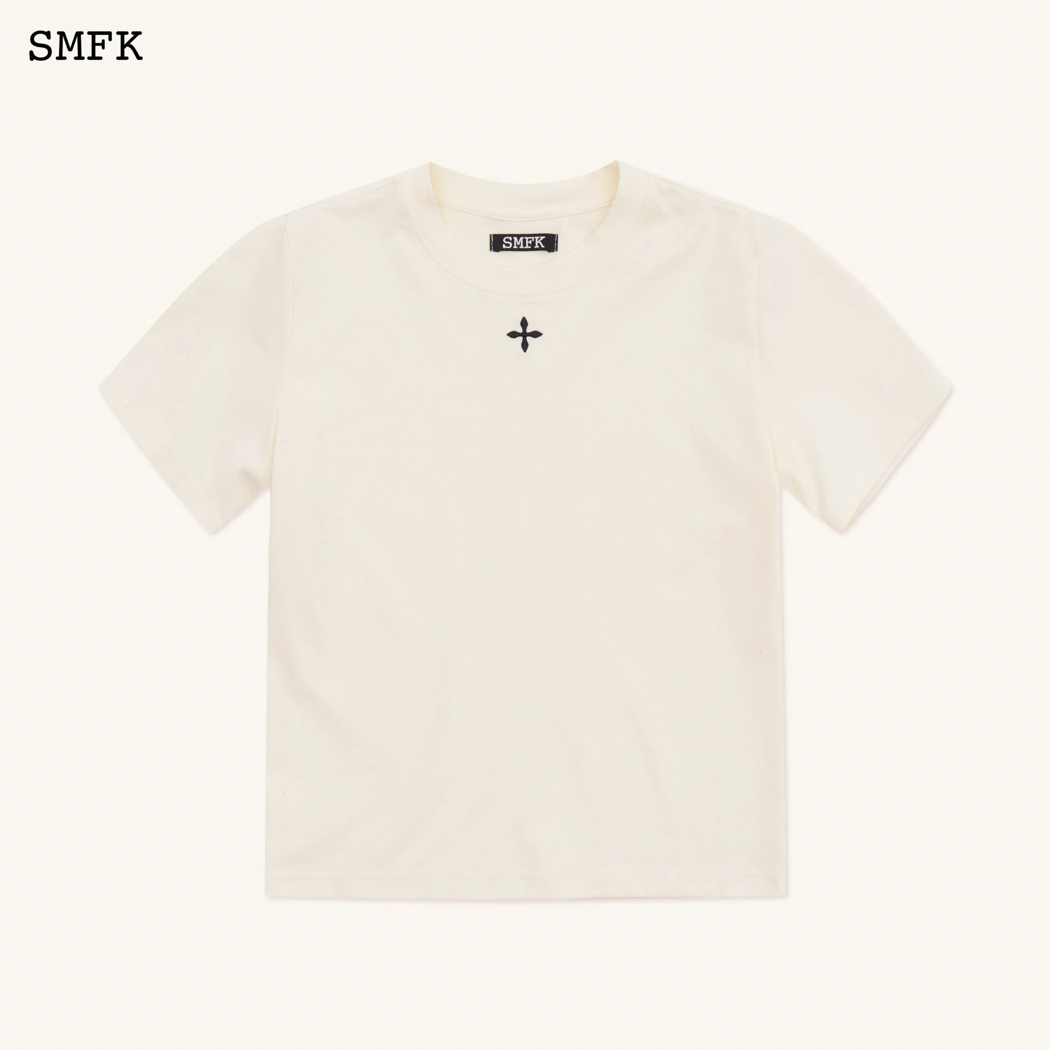 Compass Hug Slim-Fit Tee In White