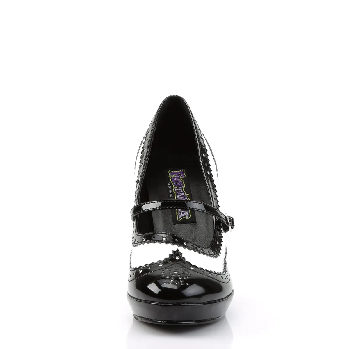 CONTESSA-06 Funtasma Black/White Fancy Dress Women's Shoes (Fantasy Footwear)