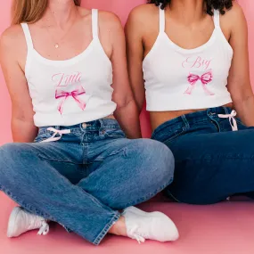 Coquette Bow Crop Top - Sorority Big Little Reveal