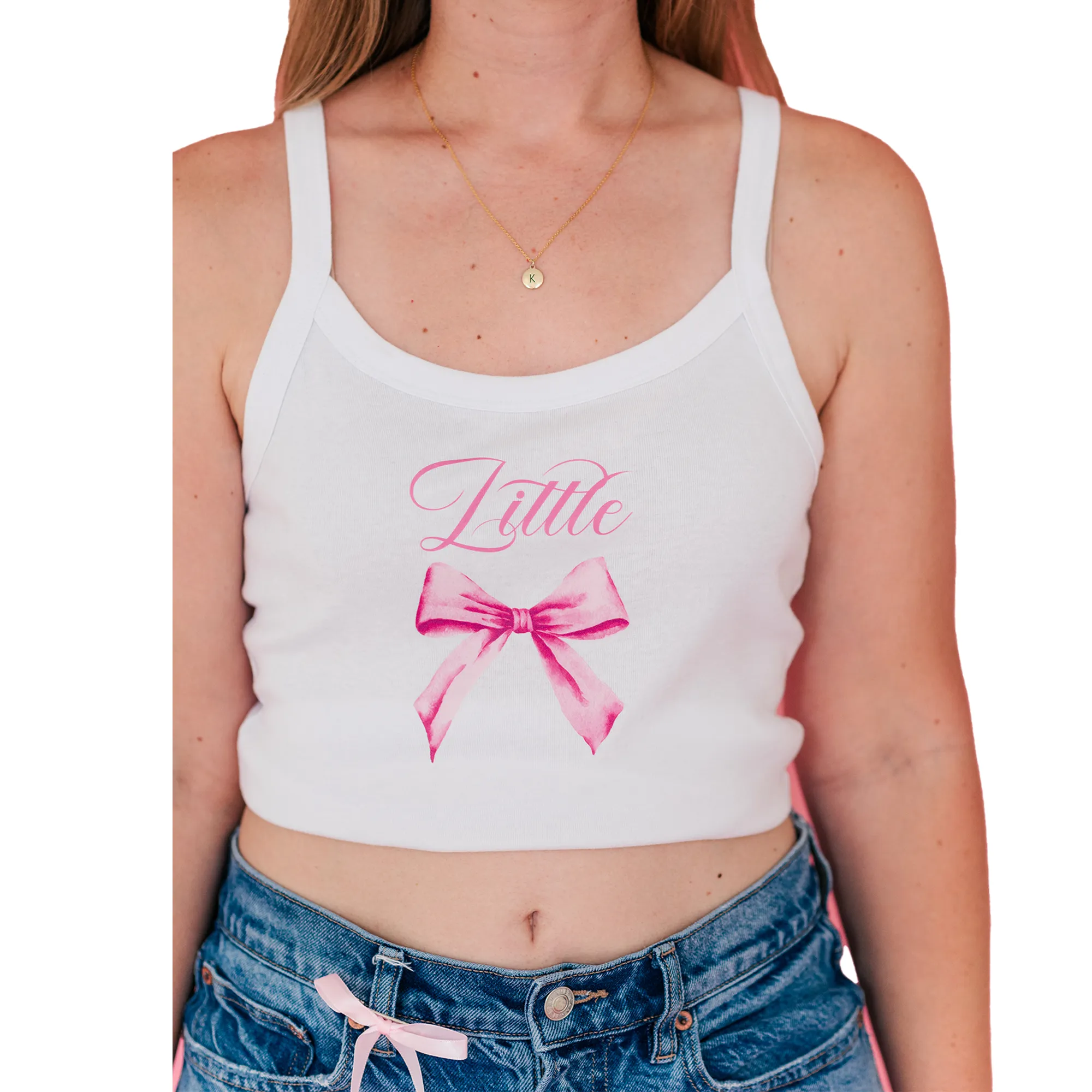 Coquette Bow Crop Top - Sorority Big Little Reveal