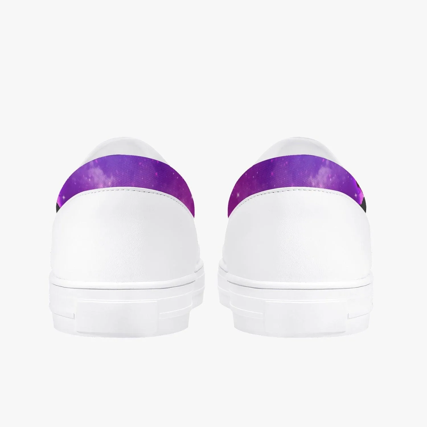 Death Note Light Yagami Purple Kids Slip Ons Anime Shoes