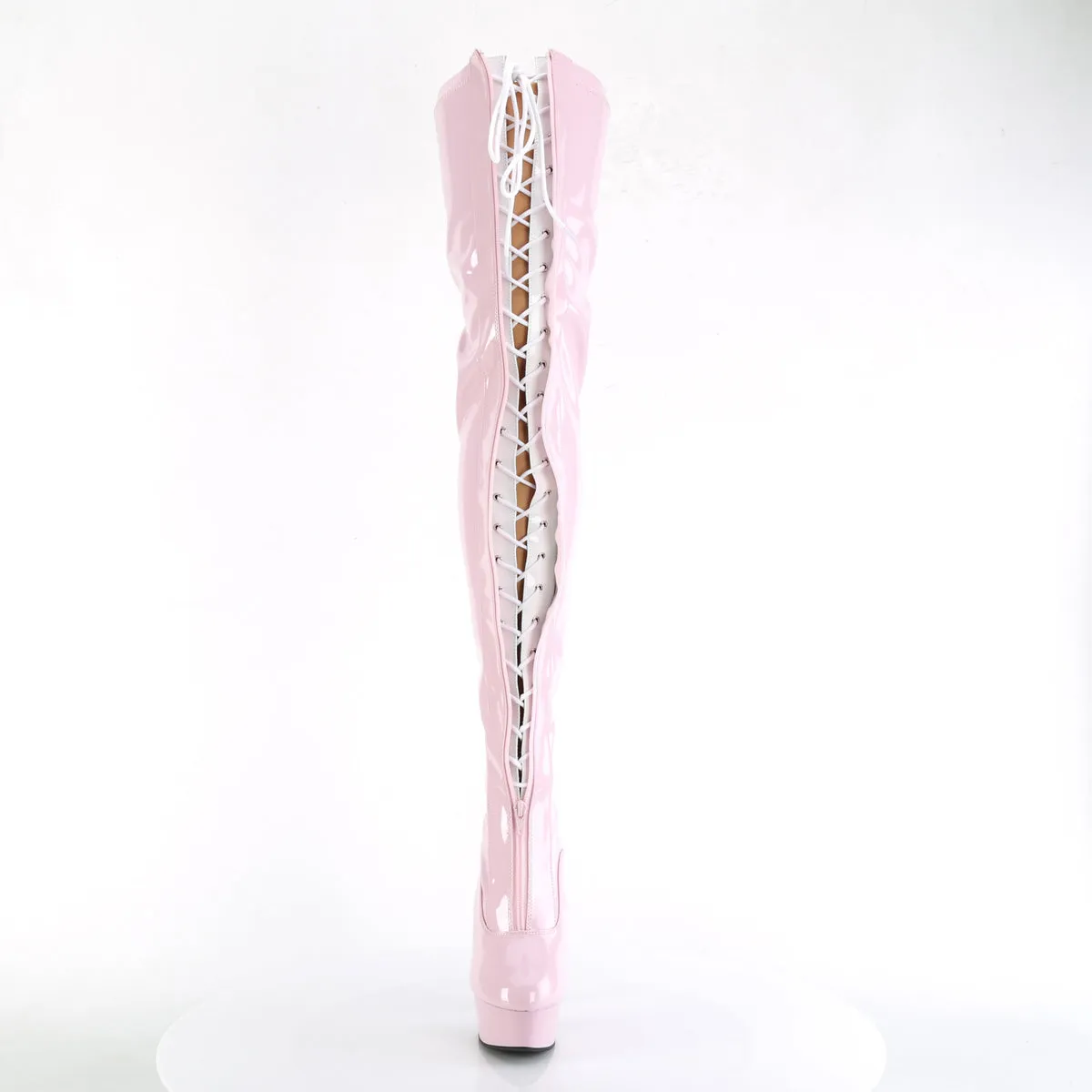 DELIGHT-3027 Pleaser Baby Pink Sexy Platform Shoes (Pole Dancing Heels)