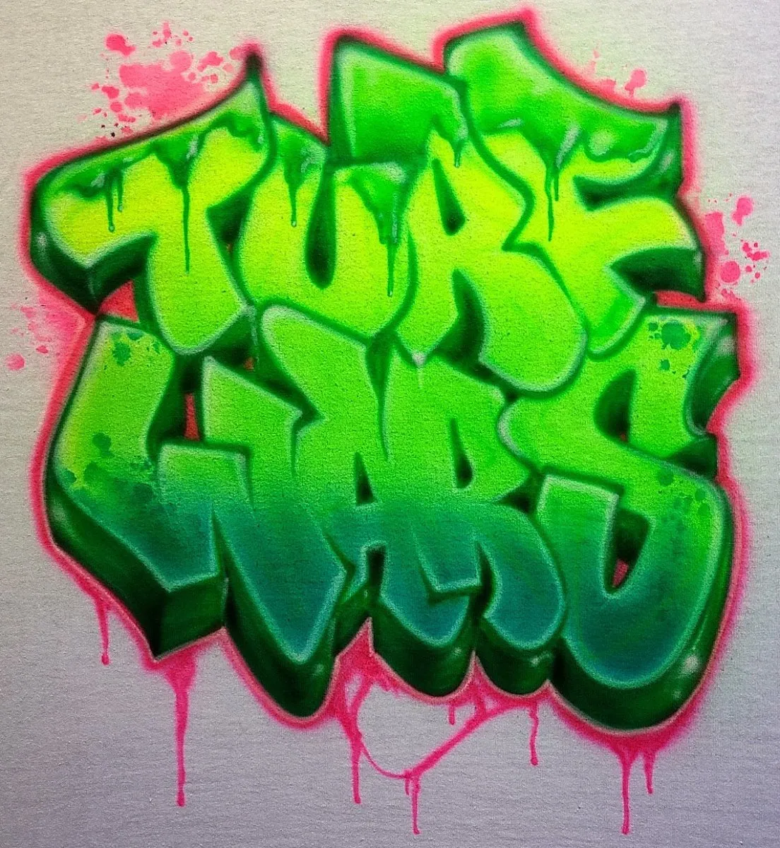 Dripping 3D Graffiti