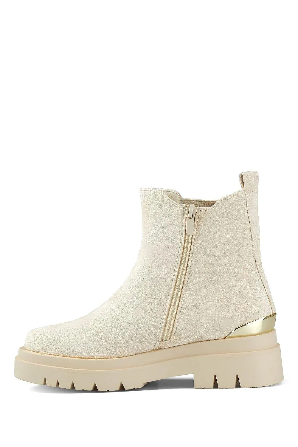 Elegant Eco-Friendly Jodhpur Boots with Soft Plush Interior