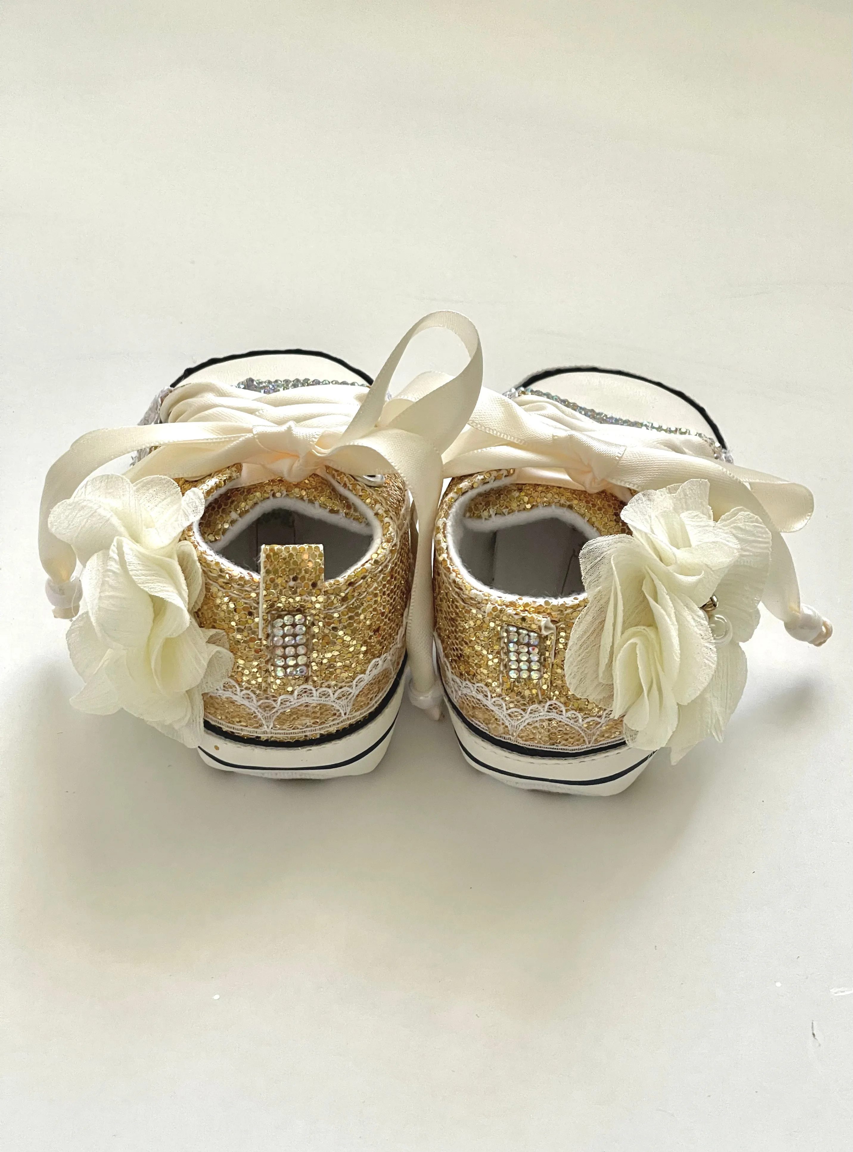Fancy High Top Baby Girls Tennis shoes