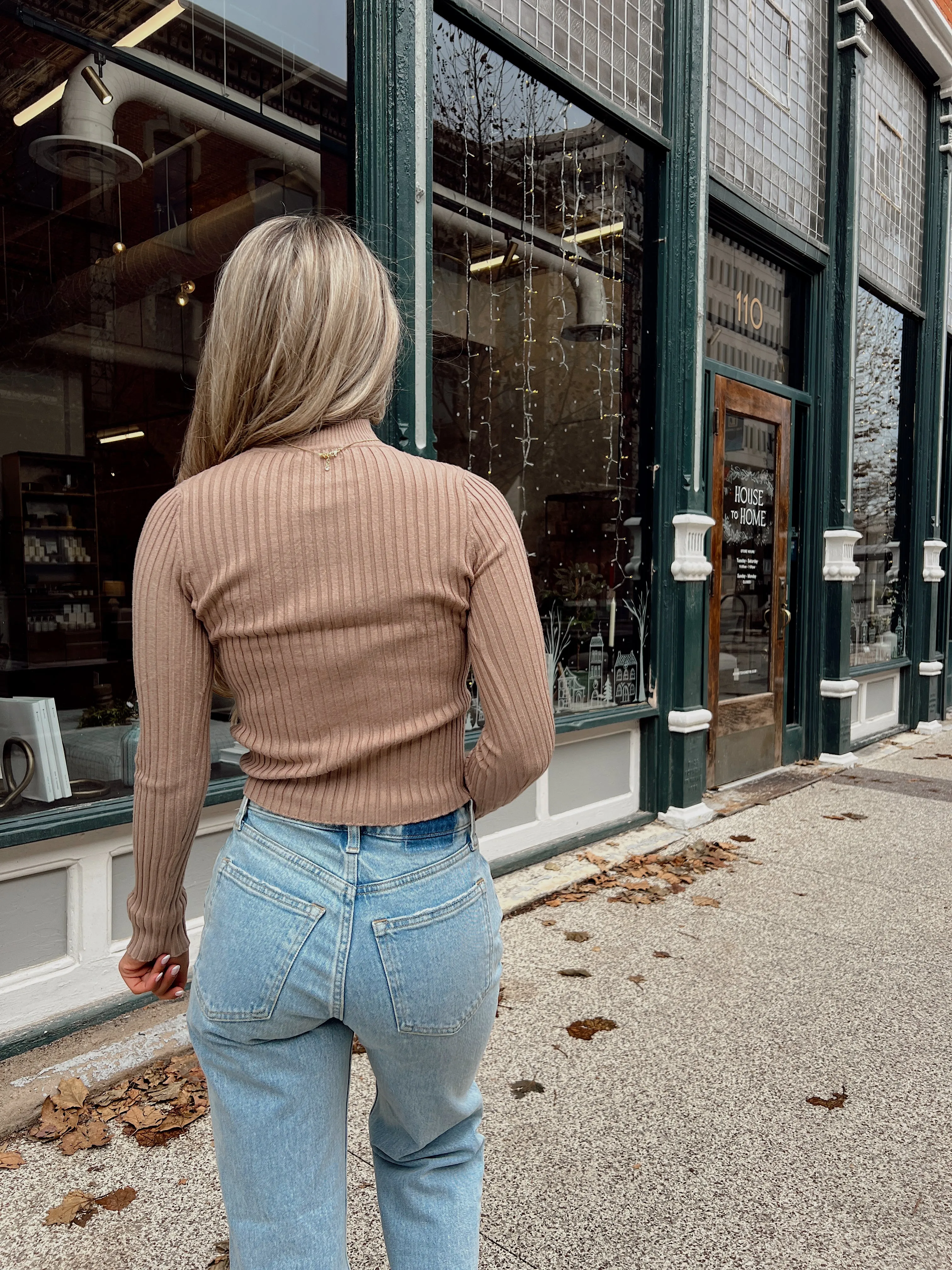 FINAL SALE - No Love Khaki Long Sleeve