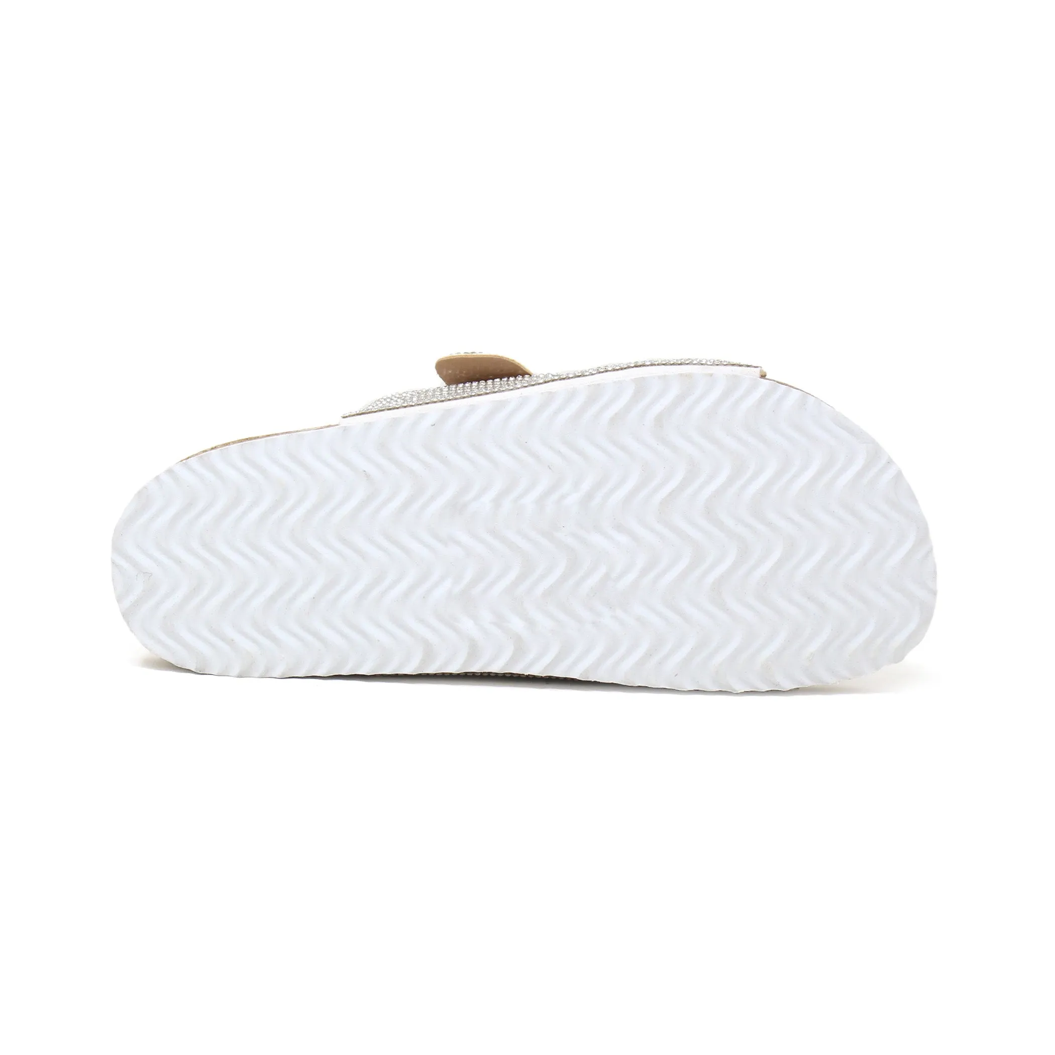 GIAN-107 Women's Slip On Sandal With Double Buckle Strap