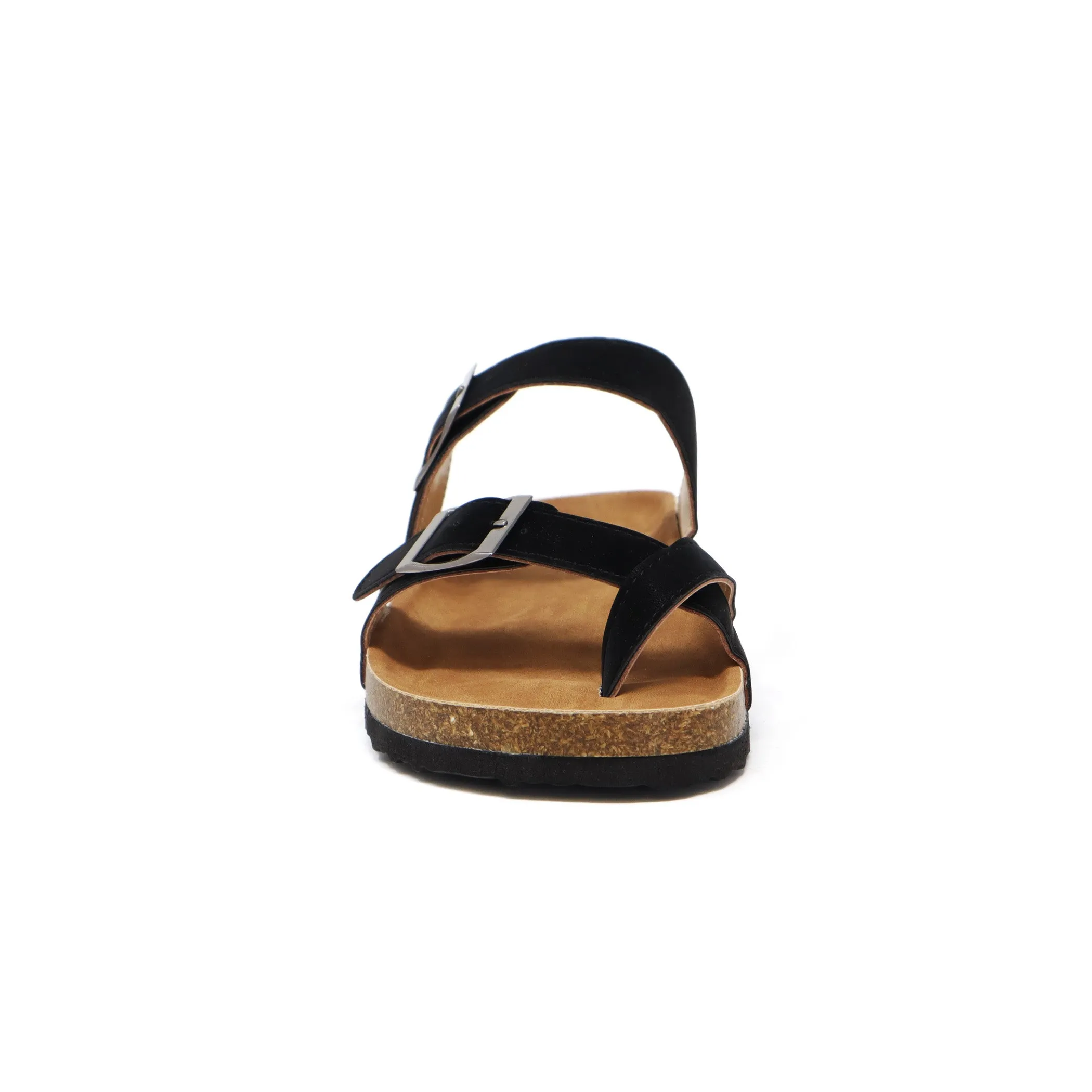 GIAN-280 Women's Slide Sandal With Strap and Buckle