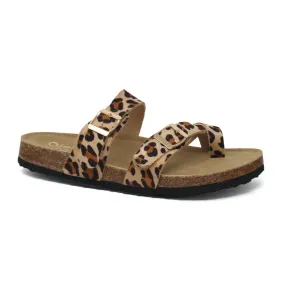 GIAN-280 Women's Slide Sandal With Strap and Buckle