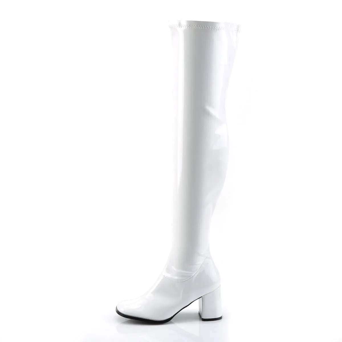 GOGO-3000 Funtasma White Fancy Dress Women's Boots (Fantasy Footwear)
