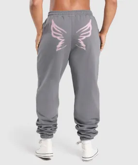 Gymshark Powered By Pre Joggers - Brushed Grey