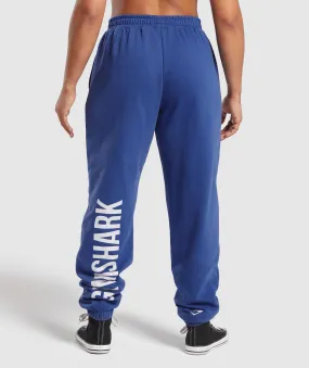 Gymshark Training Department Graphic Oversized Joggers - Wave Blue