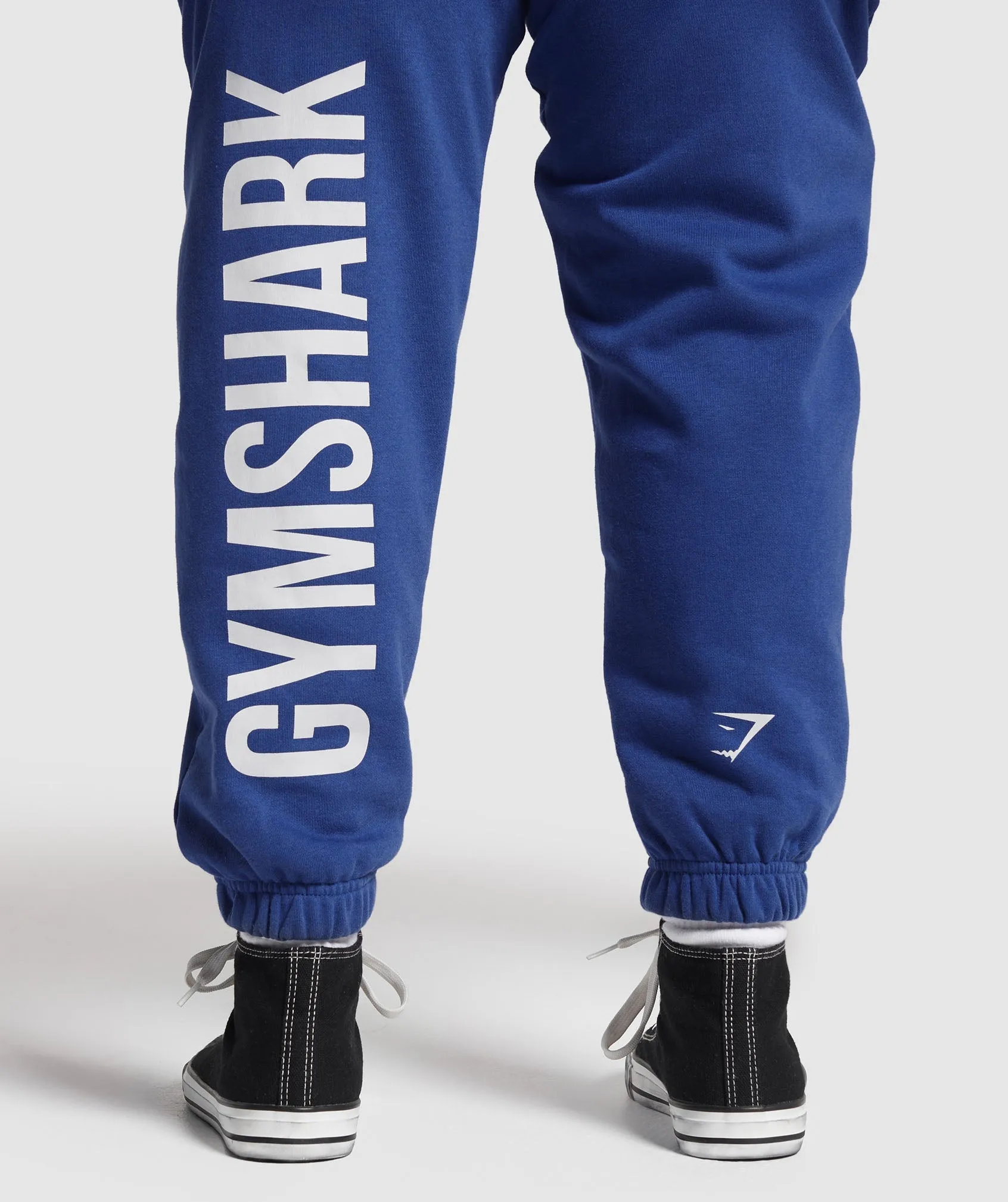 Gymshark Training Department Graphic Oversized Joggers - Wave Blue