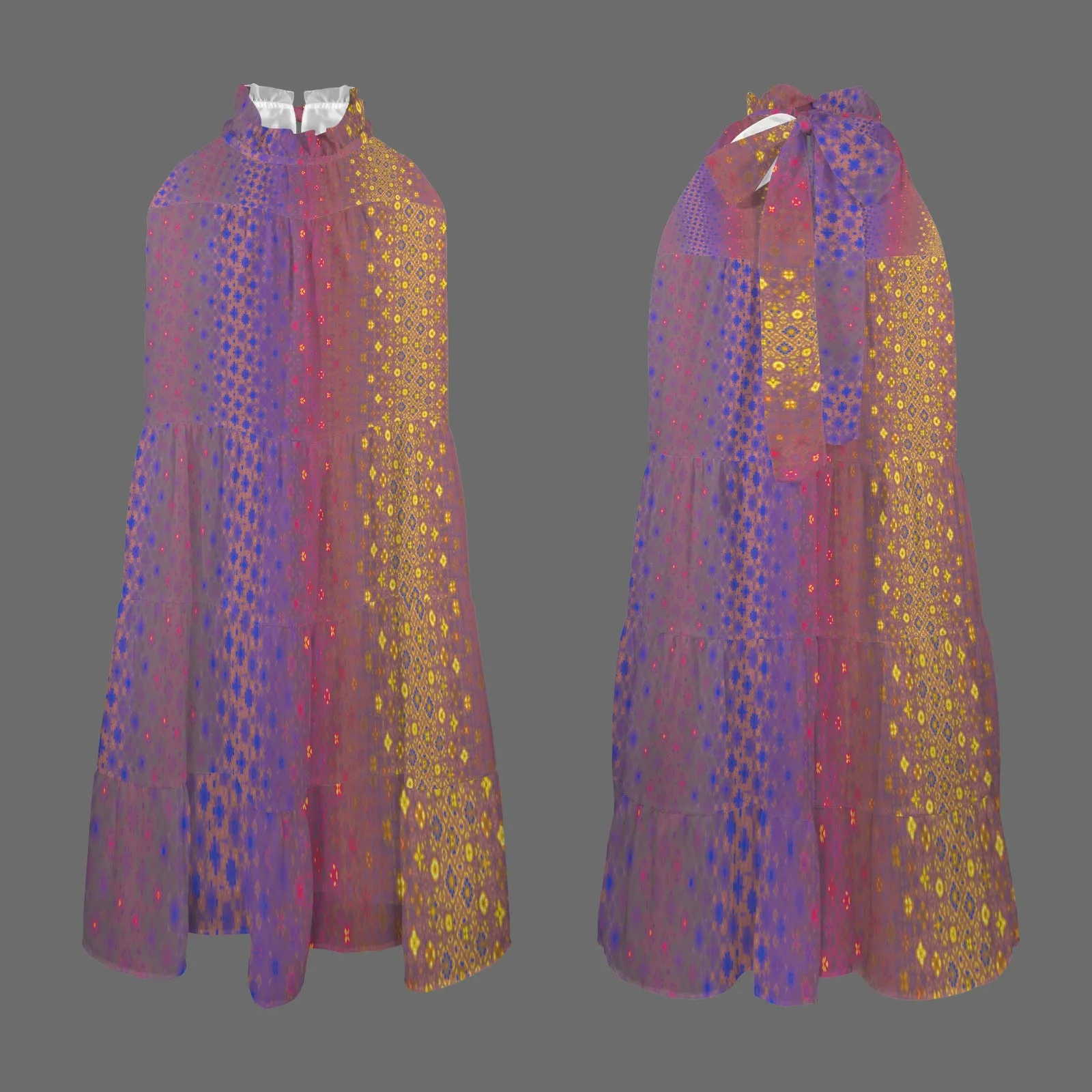 Halter Dress Festive