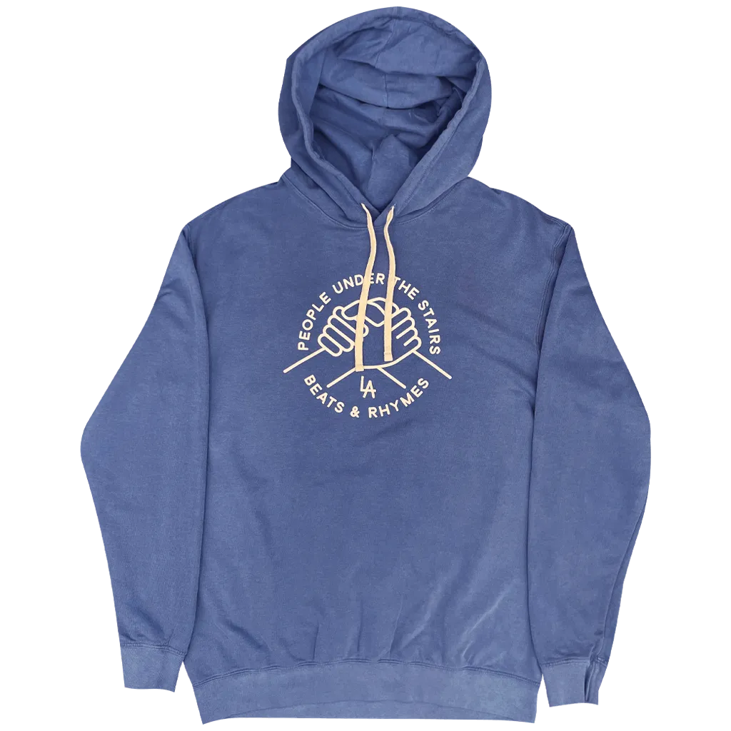 Handshake Blue Jean Hoodie