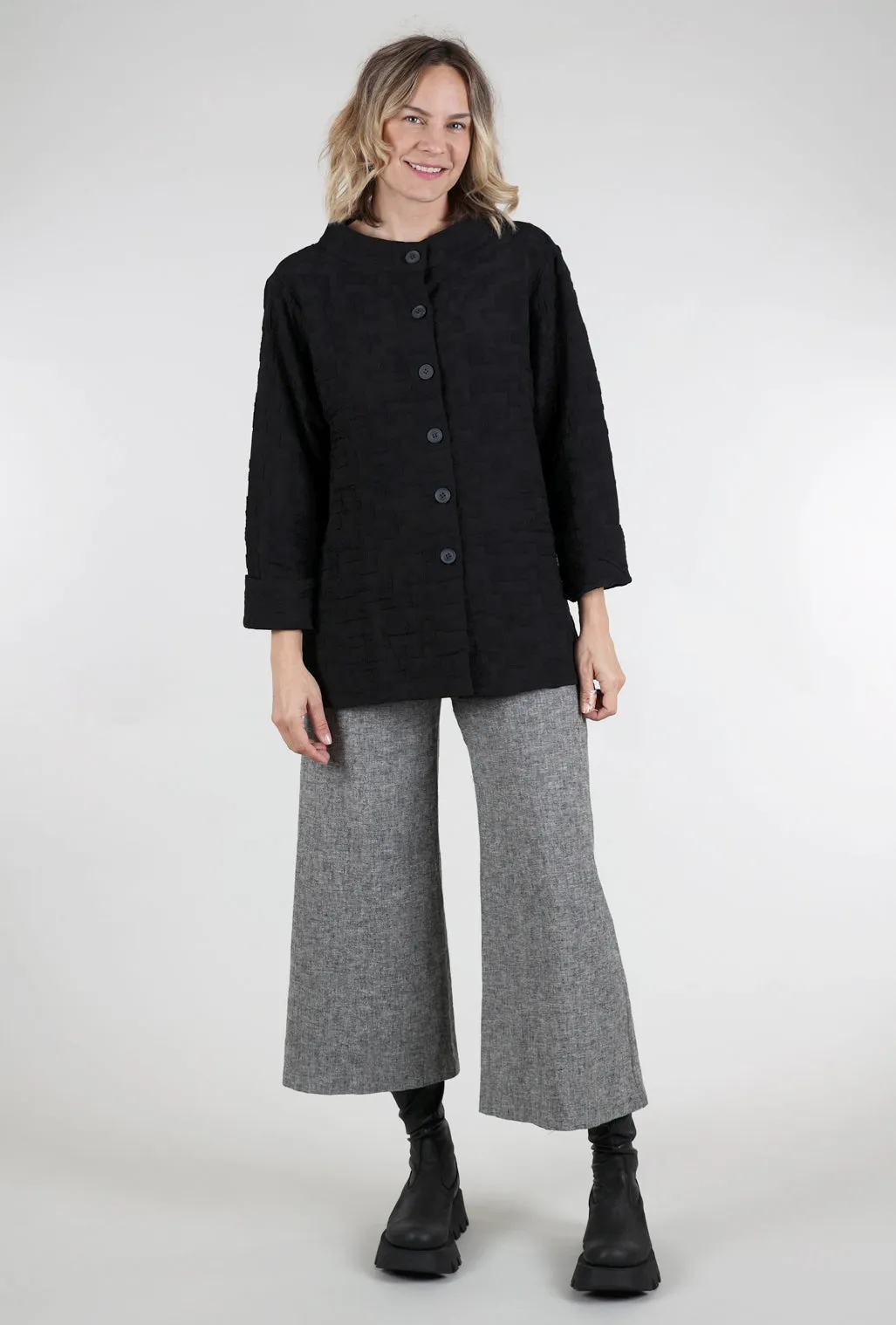 Hazel Strata Jacket, Onyx