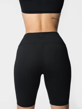 High-Waisted Compression Biker Shorts