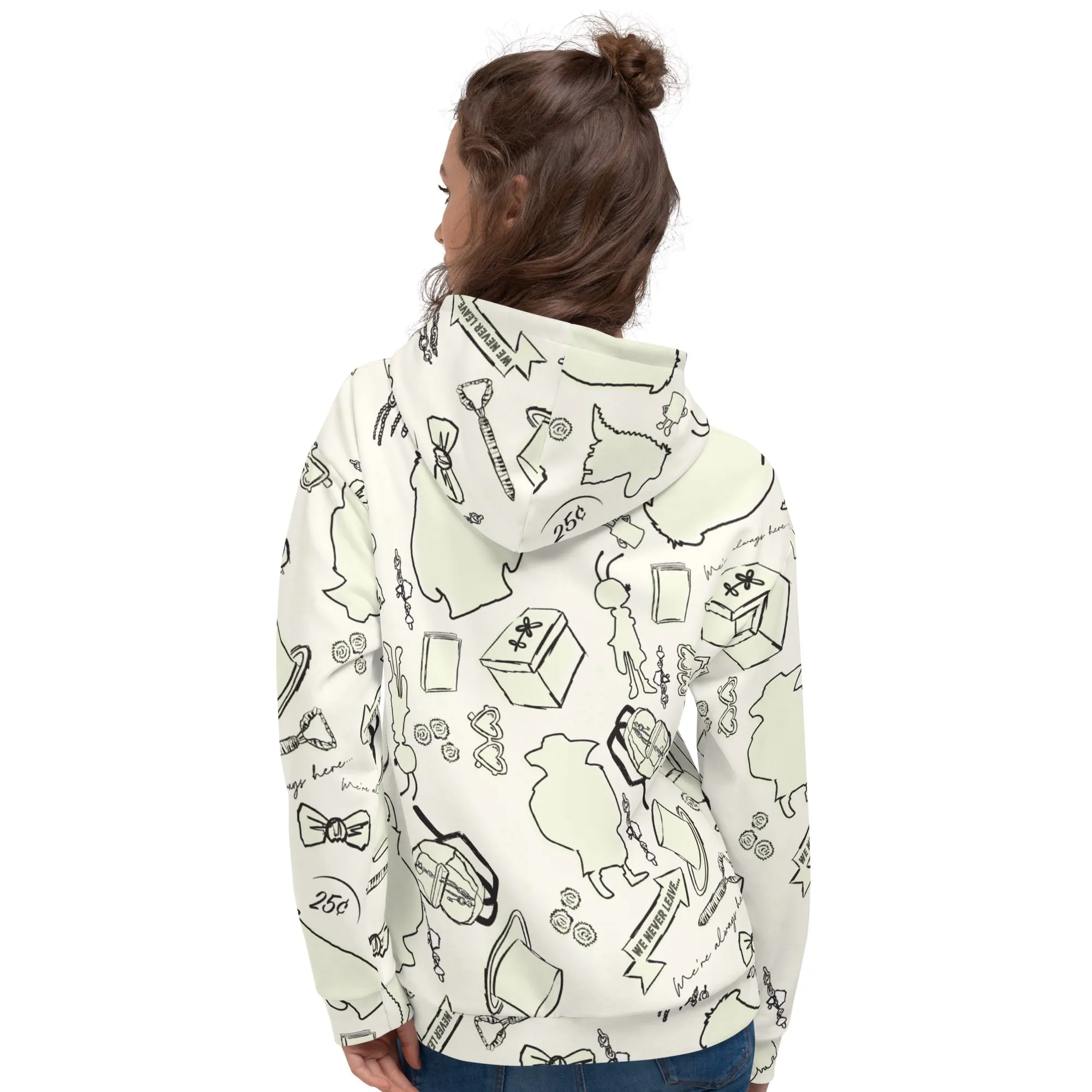 IF Silhouettes Pattern Hoodie