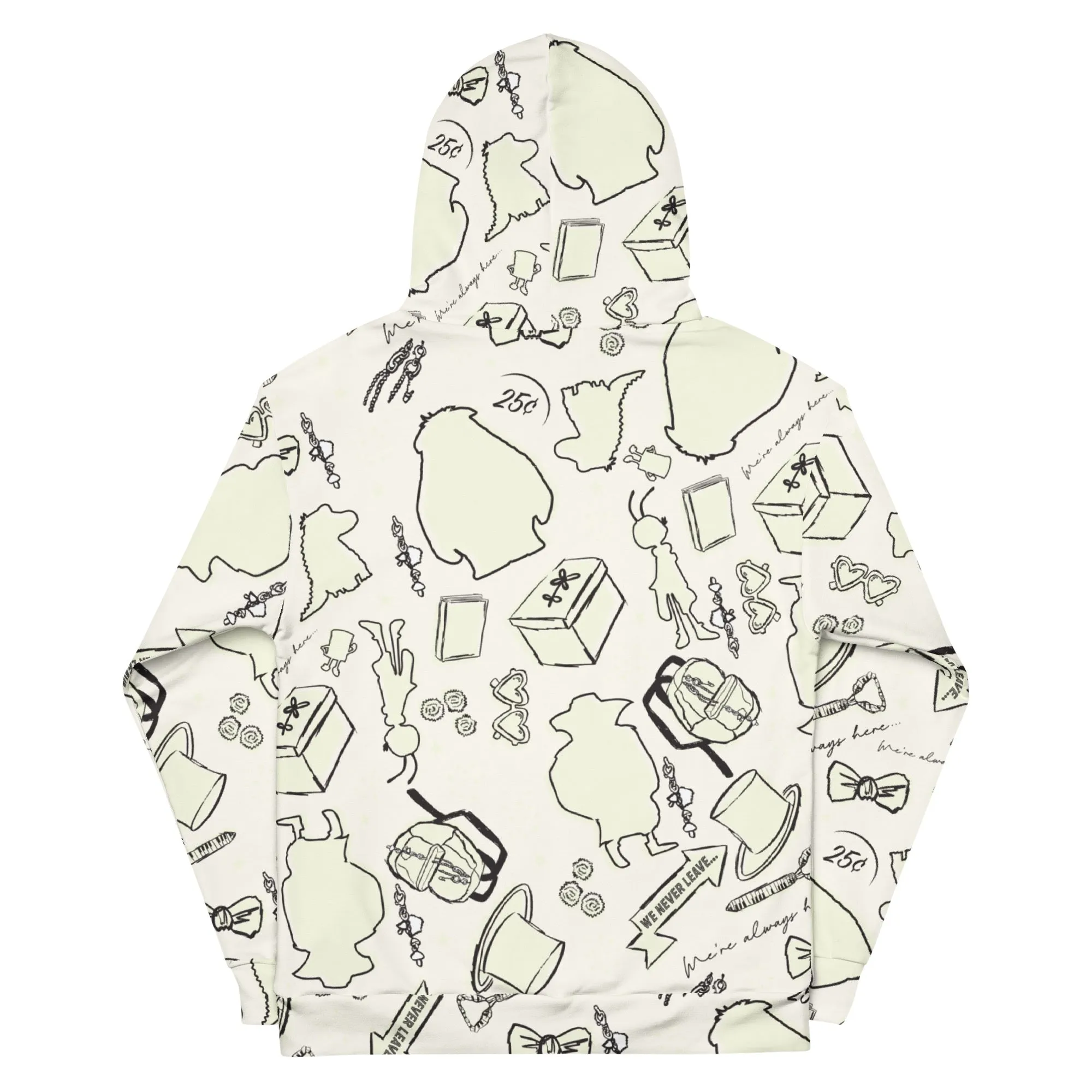 IF Silhouettes Pattern Hoodie