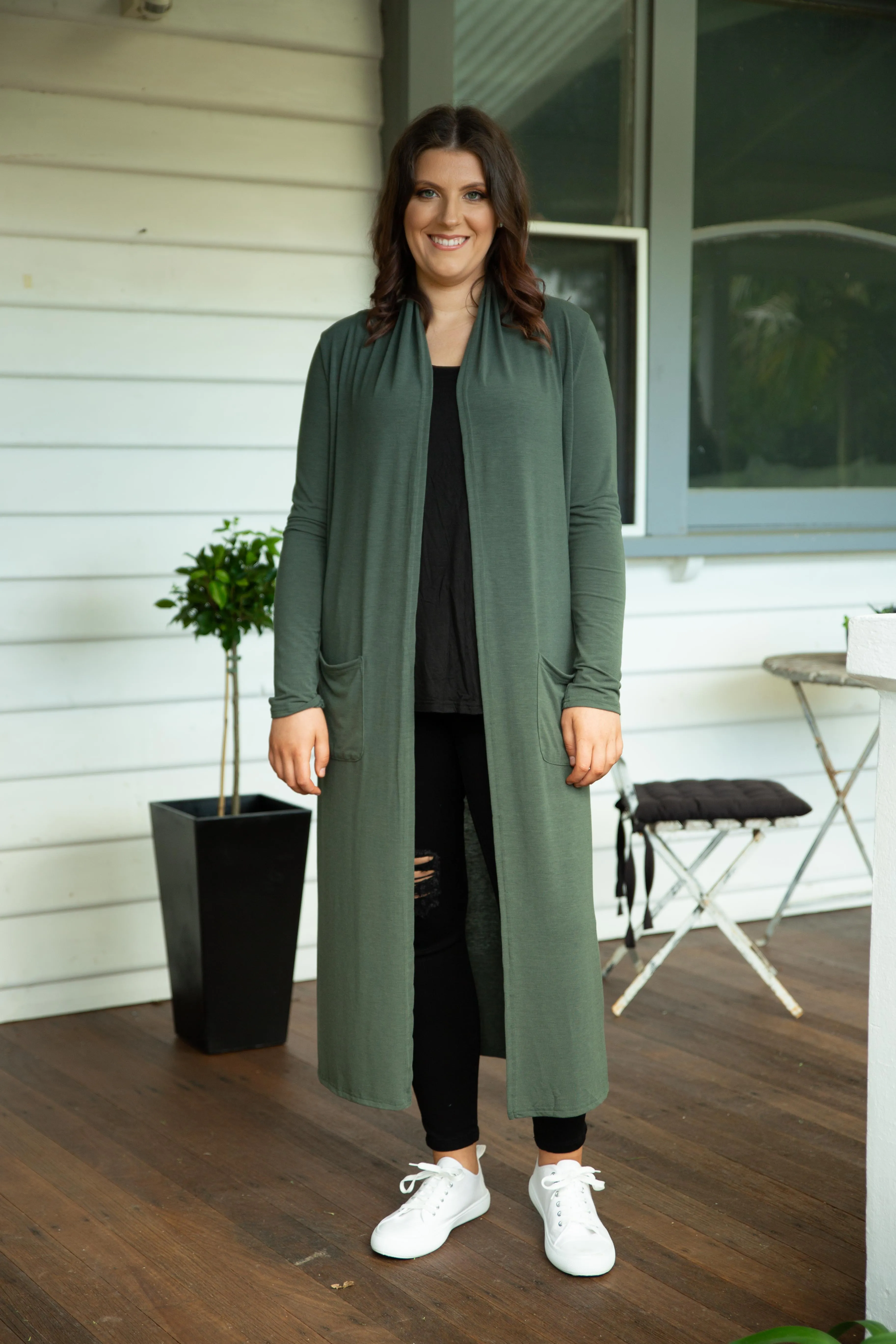 Jane Cardigan in Khaki