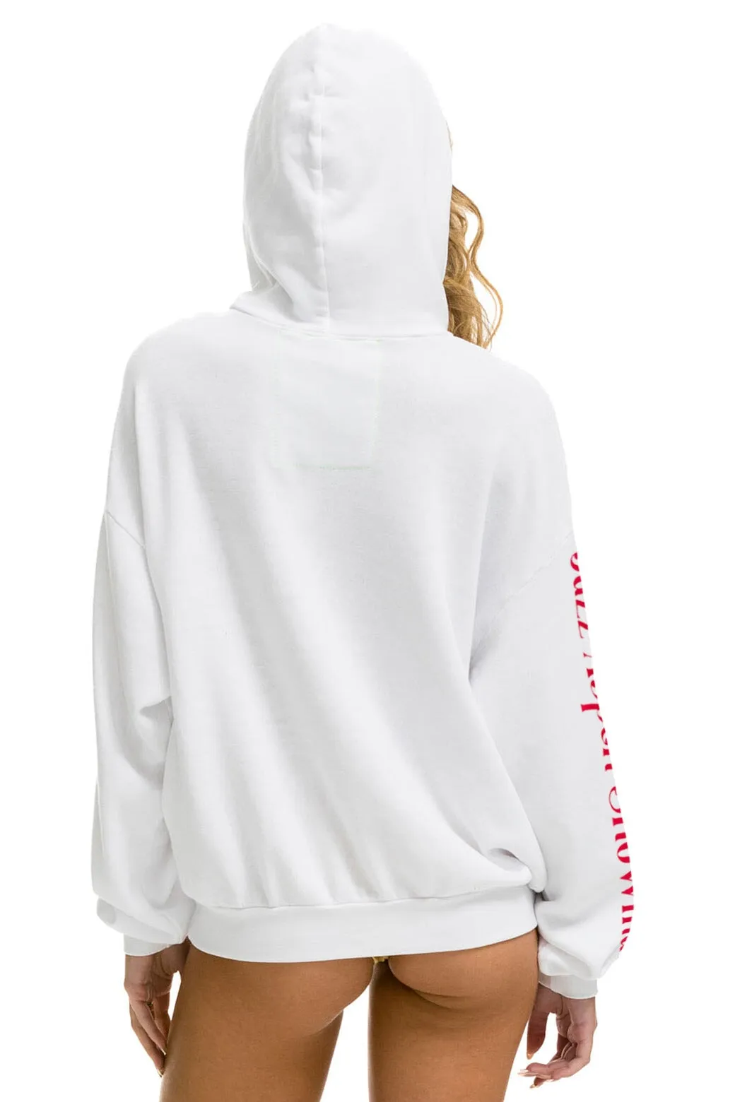 JAZZ ASPEN SNOWMASS 2023 RELAXED PULLOVER HOODIE - WHITE