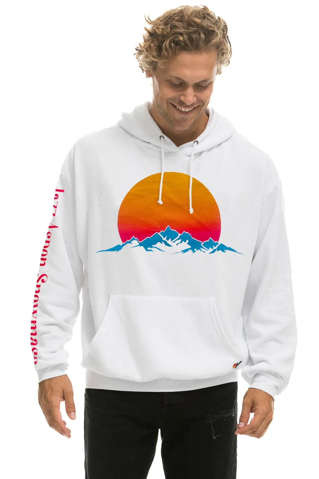 JAZZ ASPEN SNOWMASS 2023 RELAXED PULLOVER HOODIE - WHITE
