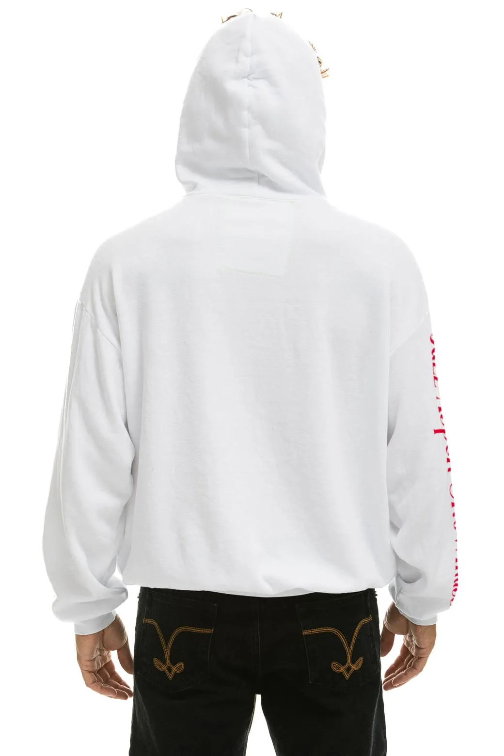 JAZZ ASPEN SNOWMASS 2023 RELAXED PULLOVER HOODIE - WHITE