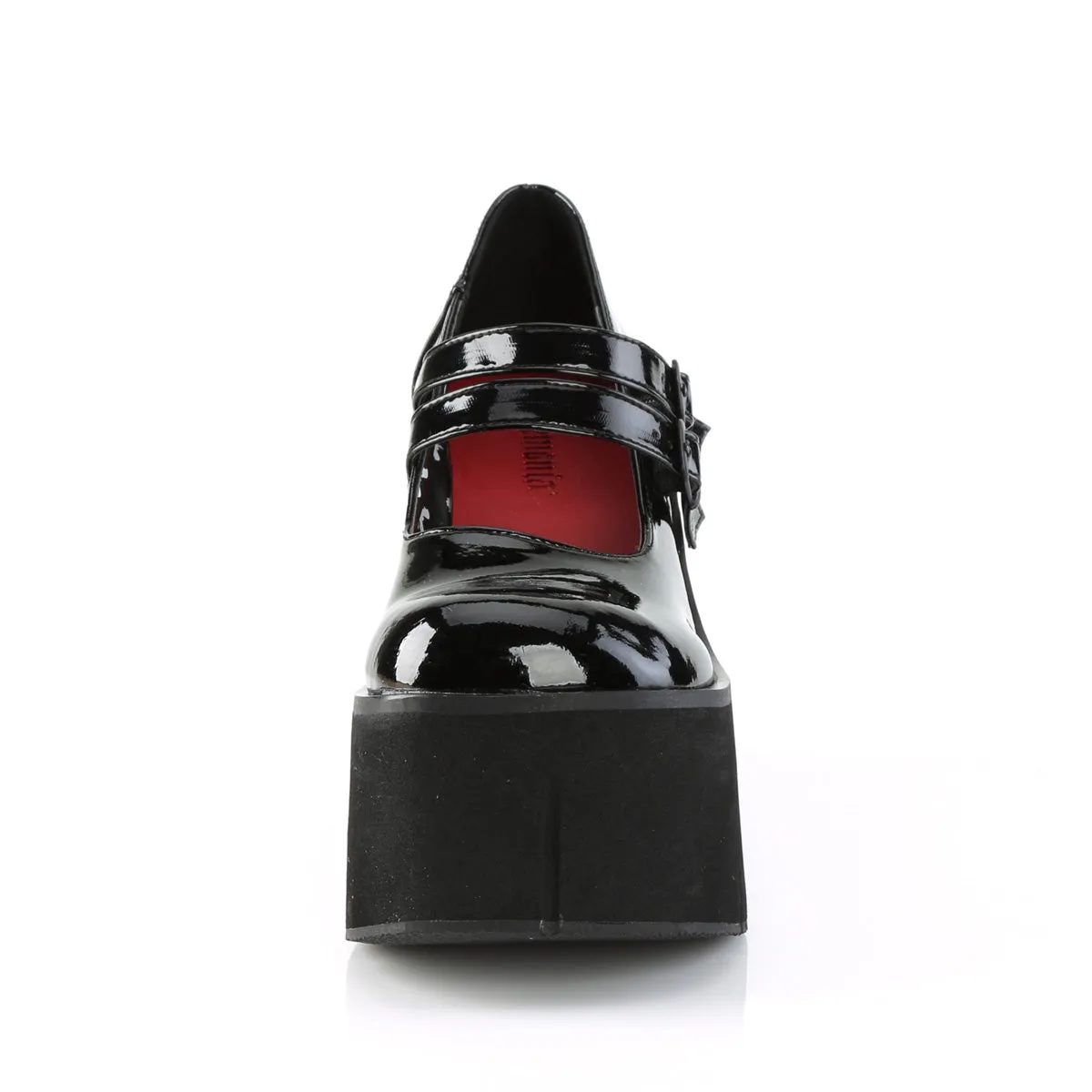KERA-08 DemoniaCult Black Patent Sexy Women's Heels & Platform Shoes (Alternative Footwear)