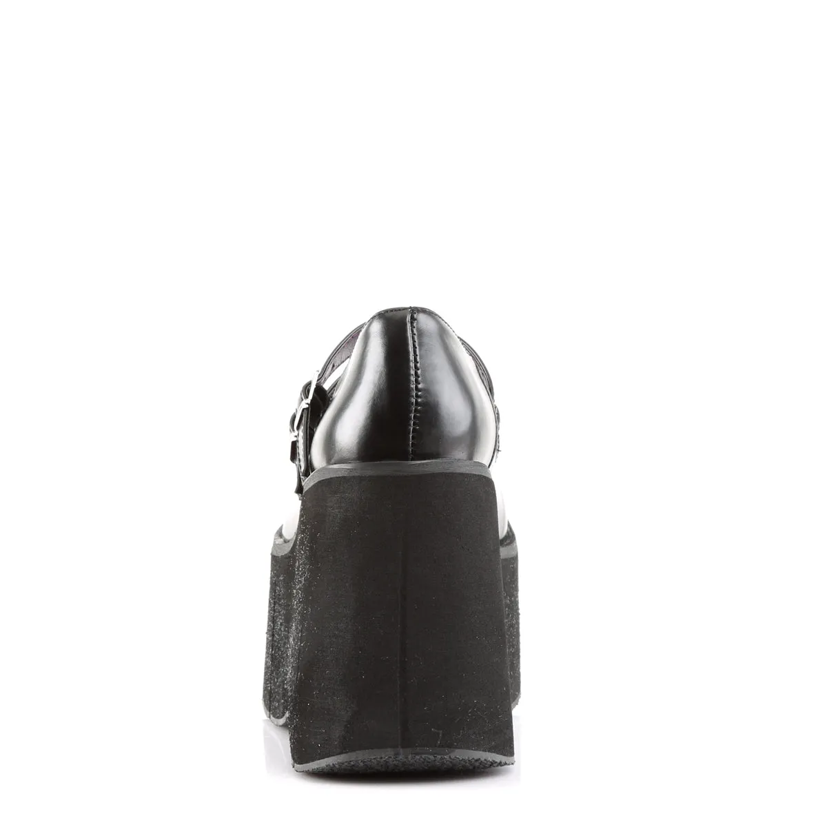 KERA-08 DemoniaCult Black Vegan Leather Sexy Women's Heels & Platform Shoes (Alternative Footwear)